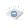 53.086.00 UFI Фильтр, воздух во внутренном пространстве