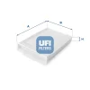 53.107.00 UFI Фильтр, воздух во внутренном пространстве