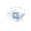 53.157.00 UFI Фильтр, воздух во внутренном пространстве