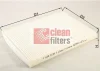 NC2012 CLEAN FILTERS Фильтр, воздух во внутренном пространстве