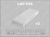 LAC-026 LYNXAUTO Фильтр, воздух во внутренном пространстве