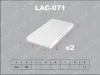 LAC-071 LYNXAUTO Фильтр, воздух во внутренном пространстве