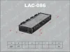 LAC-086 LYNXAUTO Фильтр, воздух во внутренном пространстве
