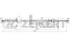 BZ-1281 ZEKKERT Тросик газа