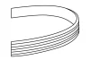 311239 WXQP Поликлиновой ремень