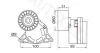 654483 AUTEX Натяжная планка, поликлиновой ремень