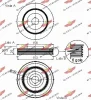 Превью - 03.90210 AUTOKIT Ременный шкив, коленчатый вал (фото 2)