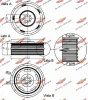 Превью - 03.90255 AUTOKIT Ременный шкив, коленчатый вал (фото 2)