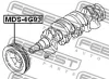 Превью - MDS-4G93 FEBEST Ременный шкив, коленчатый вал (фото 2)
