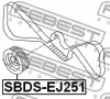 Превью - SBDS-EJ251 FEBEST Ременный шкив, коленчатый вал (фото 2)