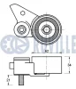 Превью - 541370 RUVILLE Натяжной ролик, ремень ГРМ (фото 2)