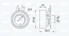 Превью - 14-0020 IPD Натяжной ролик, ремень ГРМ (фото 2)