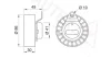 654218 AUTEX Натяжной ролик, ремень ГРМ