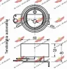 Превью - 03.80515 AUTOKIT Натяжной ролик, ремень ГРМ (фото 2)