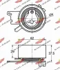 Превью - 03.81193 AUTOKIT Натяжной ролик, ремень ГРМ (фото 2)