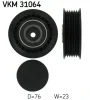 VKM 31064 SKF Натяжной ролик, поликлиновой ремень