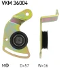 VKM 36004 SKF Натяжной ролик, поликлиновой ремень