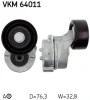 VKM 64011 SKF Натяжной ролик, поликлиновой ремень