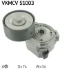 VKMCV 51003 SKF Натяжной ролик, поликлиновой ремень