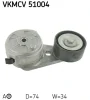 VKMCV 51004 SKF Натяжной ролик, поликлиновой ремень