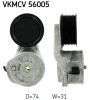 VKMCV 56005 SKF Натяжной ролик, поликлиновой ремень
