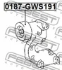 Превью - 0187-GWS191 FEBEST Натяжной ролик, поликлиновой ремень (фото 2)