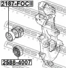 Превью - 2187-FOCII FEBEST Натяжной ролик, поликлиновой ремень (фото 2)