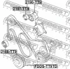 Превью - 2187-TT9 FEBEST Натяжной ролик, поликлиновой ремень (фото 2)