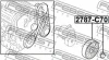 Превью - 2787-C70 FEBEST Натяжной ролик, поликлиновой ремень (фото 2)