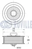 Превью - 542695 RUVILLE Паразитный / ведущий ролик, поликлиновой ремень (фото 2)