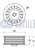 Превью - 542816 RUVILLE Паразитный / ведущий ролик, поликлиновой ремень (фото 2)