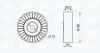 Превью - 15-0943 IPD Паразитный / ведущий ролик, поликлиновой ремень (фото 2)