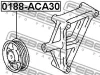 0188-ACA30 FEBEST Паразитный / ведущий ролик, поликлиновой ремень