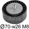 AS-521245 Aslyx Паразитный / ведущий ролик, поликлиновой ремень