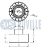 Превью - 540803 RUVILLE Паразитный / Ведущий ролик, зубчатый ремень (фото 2)
