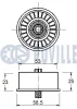 Превью - 542064 RUVILLE Паразитный / Ведущий ролик, зубчатый ремень (фото 2)