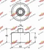 Превью - 03.035 AUTOKIT Паразитный / Ведущий ролик, зубчатый ремень (фото 2)