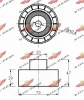 Превью - 03.80114 AUTOKIT Паразитный / Ведущий ролик, зубчатый ремень (фото 2)