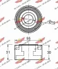 Превью - 03.80868 AUTOKIT Паразитный / Ведущий ролик, зубчатый ремень (фото 2)