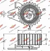 Превью - 03.81608 AUTOKIT Паразитный / Ведущий ролик, зубчатый ремень (фото 2)