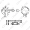 GTC0970 GMB Паразитный / Ведущий ролик, зубчатый ремень