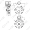 GTC1300 GMB Паразитный / Ведущий ролик, зубчатый ремень