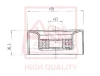 HNBP-015 ASVA Натяжной ролик, клиновой ремень