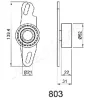 Превью - BE-803 JAPANPARTS Устройство для натяжения ремня, ремень ГРМ (фото 2)