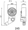 Превью - 45-02-245 ASHIKA Устройство для натяжения ремня, ремень ГРМ (фото 2)