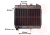 Превью - 43002006 VAN WEZEL Радиатор, охлаждение двигателя (фото 2)