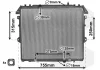 Превью - 53002496 VAN WEZEL Радиатор, охлаждение двигателя (фото 2)