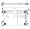 725-0035 TYC Радиатор, охлаждение двигателя