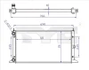 737-0043-R TYC Радиатор, охлаждение двигателя