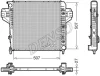 DRM06033 DENSO Радиатор, охлаждение двигателя